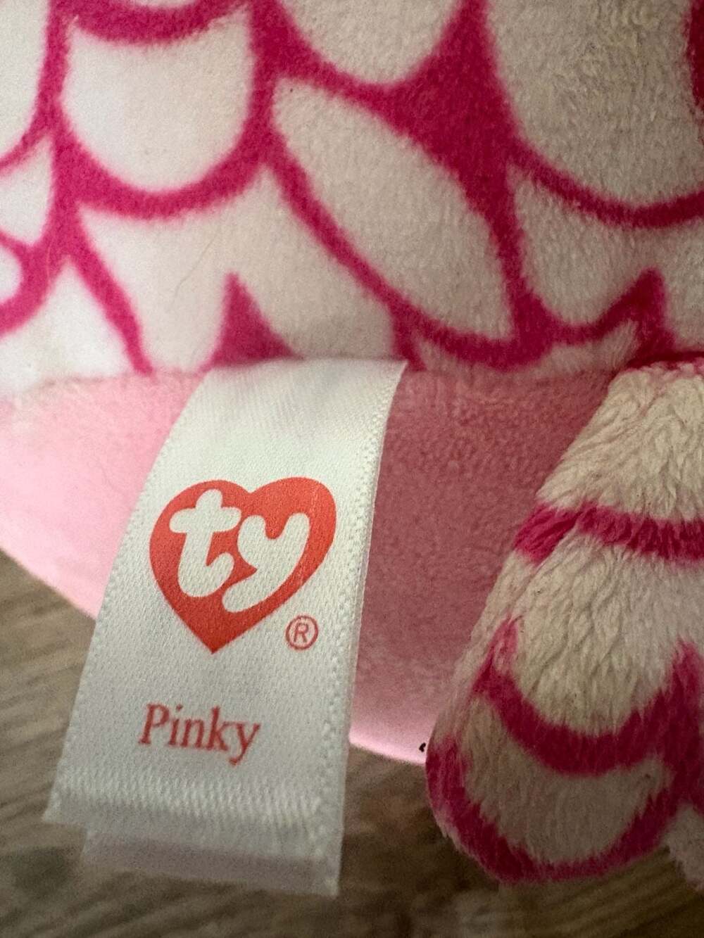 Ty Squish-A-Boos Pinky the Owl 10 inch Plush Pillow Stuffed Animal - Picture 3 of 4